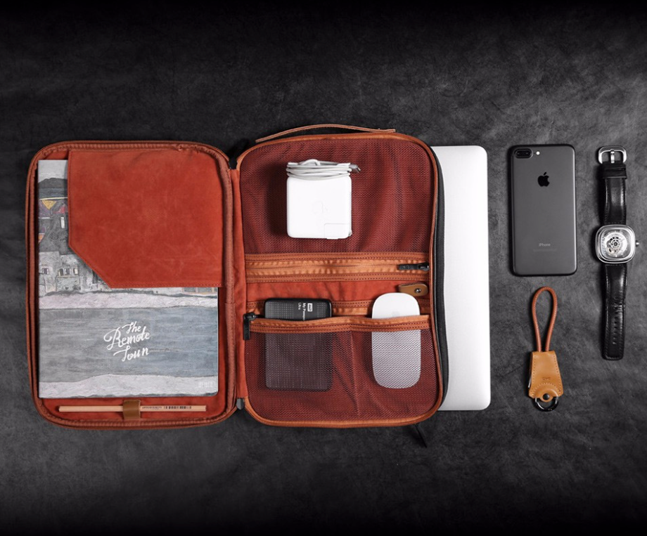 Funda Organizadora Para Macbook Pro Air Retina 13/14 Negra