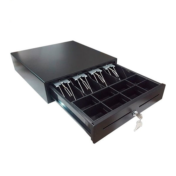 Gaveta Caja Registradora Metálica Negocio Llave y Eléctrica