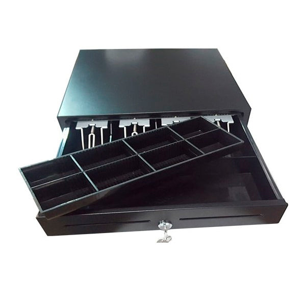 Gaveta Caja Registradora Metálica Negocio Llave y Eléctrica