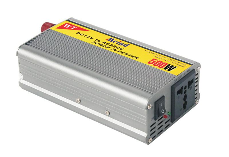 Inversor Voltaje Auto 500W 12Volt A 220V Aluminio