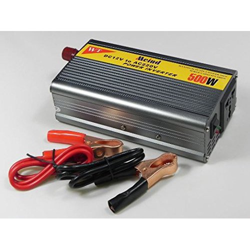 Inversor Voltaje Auto 500W 12Volt A 220V Aluminio