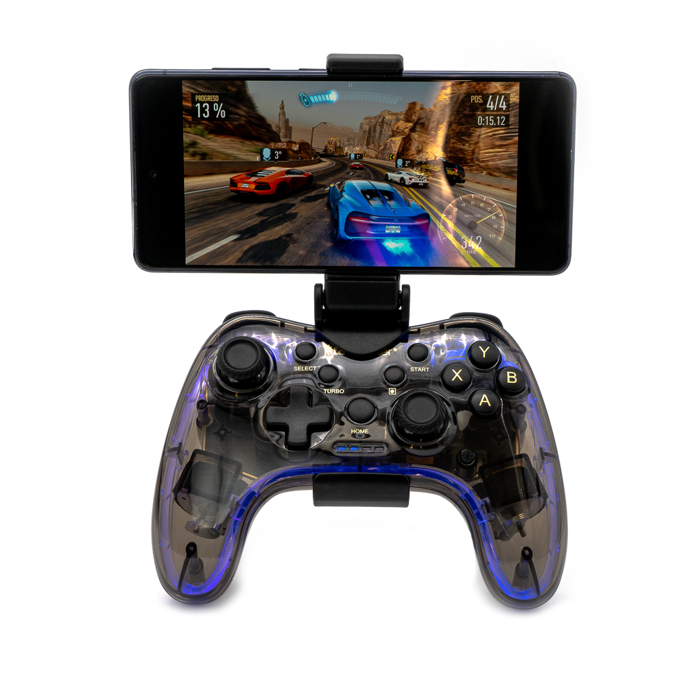 Gamepad Bluetooth RGB p/ Celular PS4 Switch Joystick Gamer