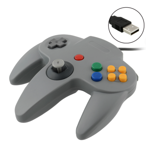 Joystick Usb Pc Diseño Nintendo 64 N64
