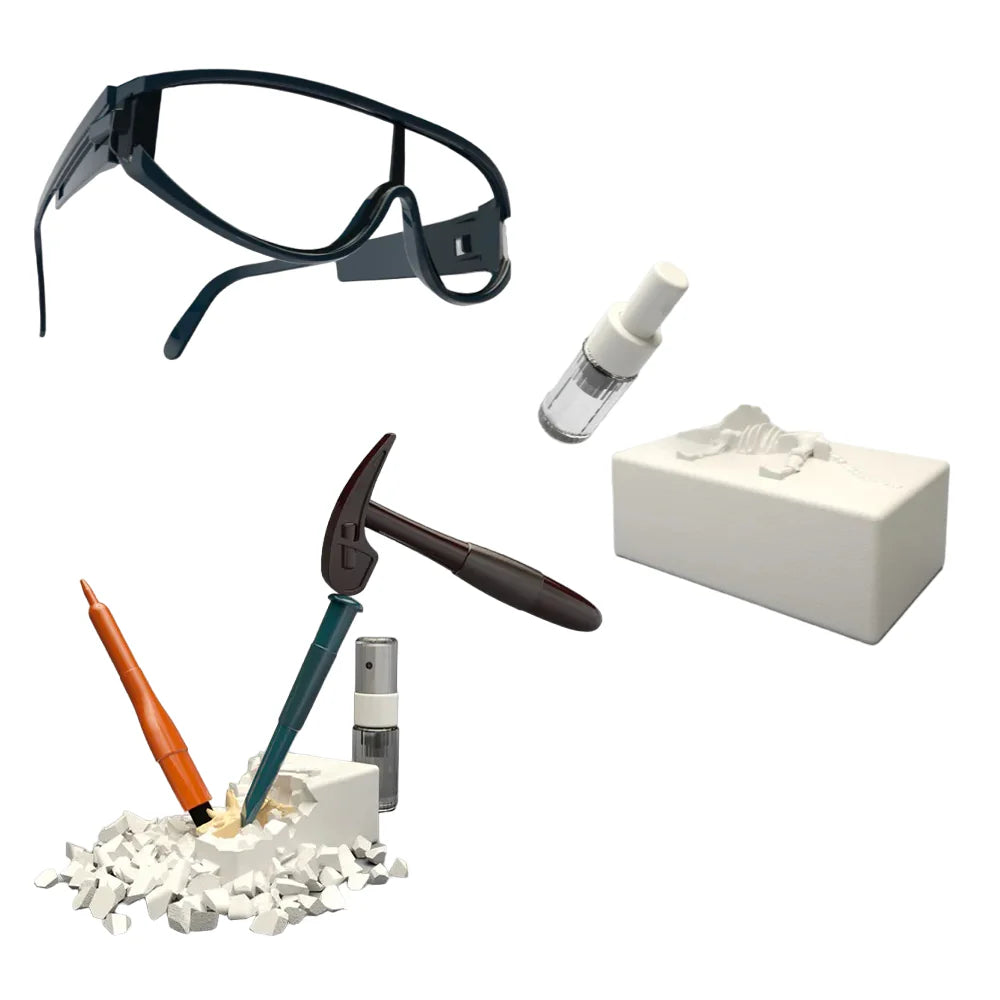 Juego Excavacion Fosiles Dinosaurios 6 en 1 K200