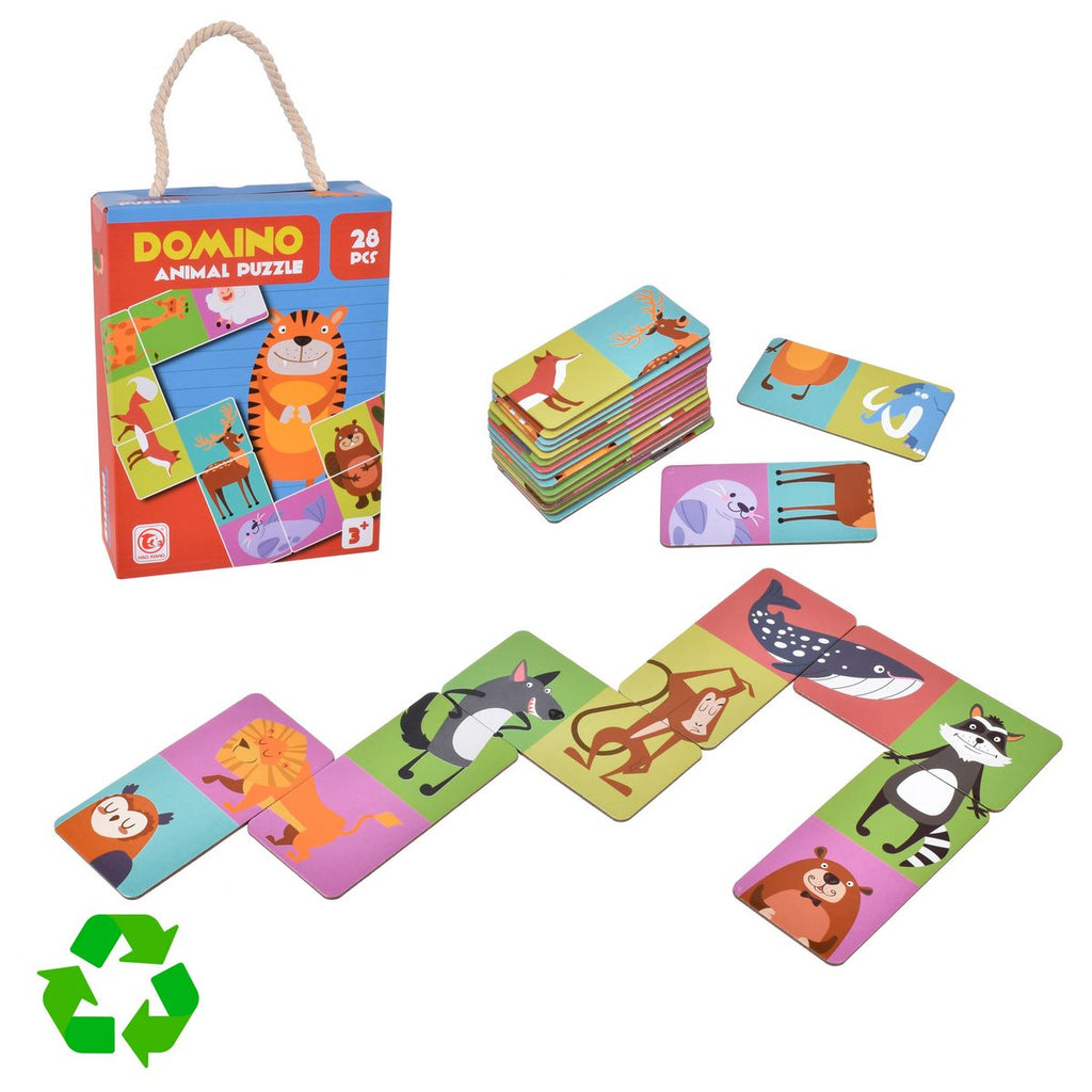 Juego de Mesa Domino Infantil Animalitos Juguete Didáctico