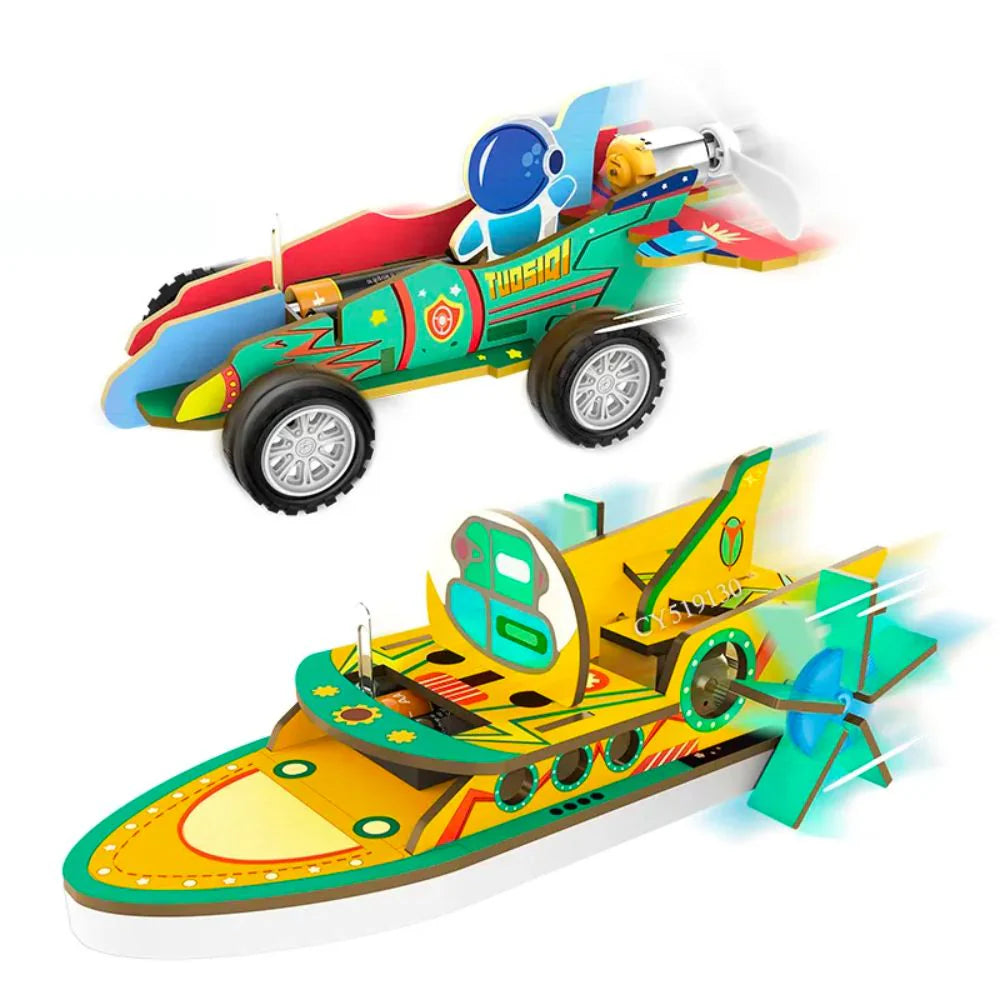 Juguete Educativo Construccion Madera Electricos 6 en 1