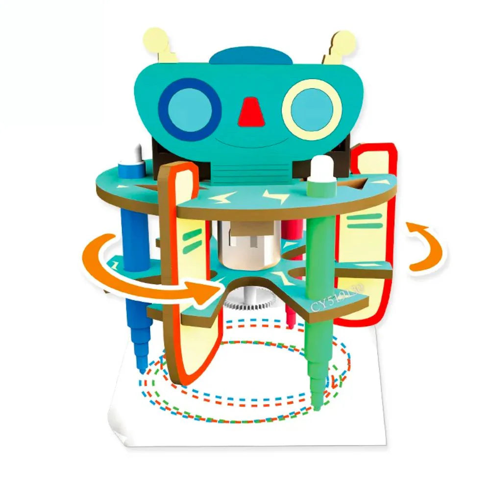 Juguete Educativo Construccion Madera Electricos 6 en 1