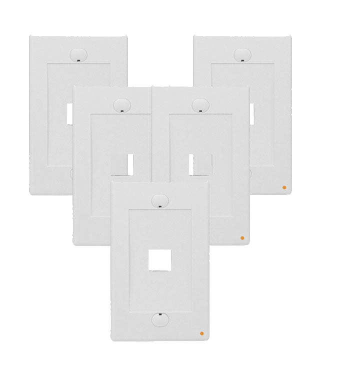 Keystone Horizontal Faceplate 70 x 114 LinkMade 5 Unidades