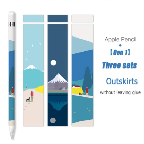 Set Adhesivos Protectores para Applepencil 2 Diseño Paisaje