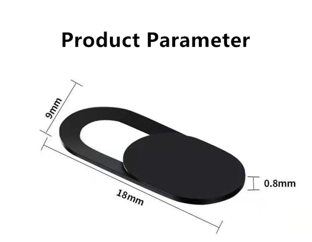 Kit 6 Protectores Webcam Antiespía p/ Notebook MacBook Tablet