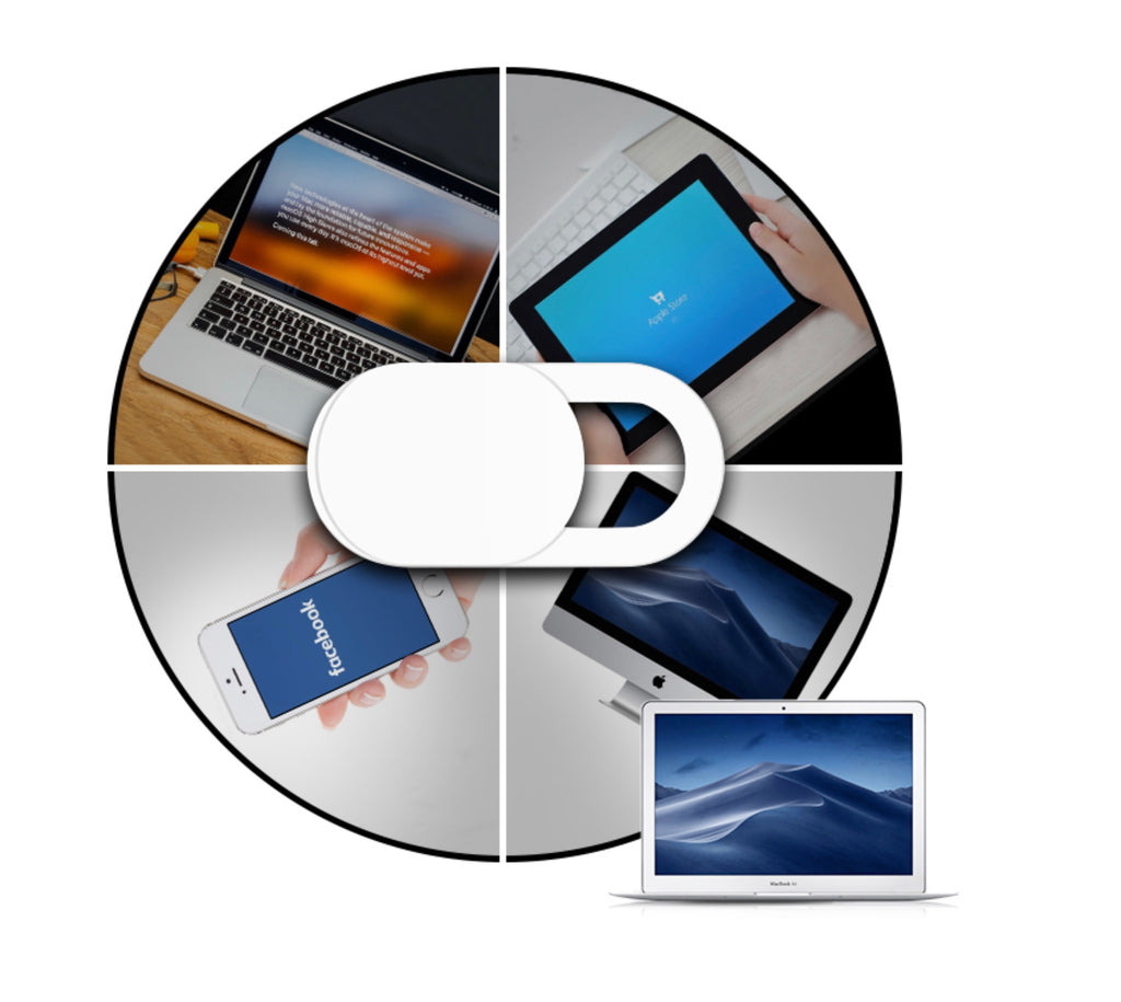 Kit 6 Protectores Webcam Antiespía p/ Notebook MacBook Tablet