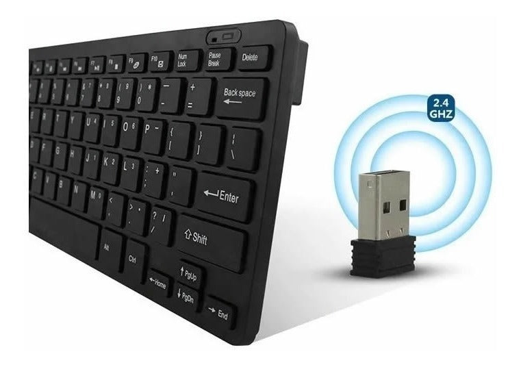 Kit Mouse Teclado compatible con Mac laptop Inalámbrico USB K03
