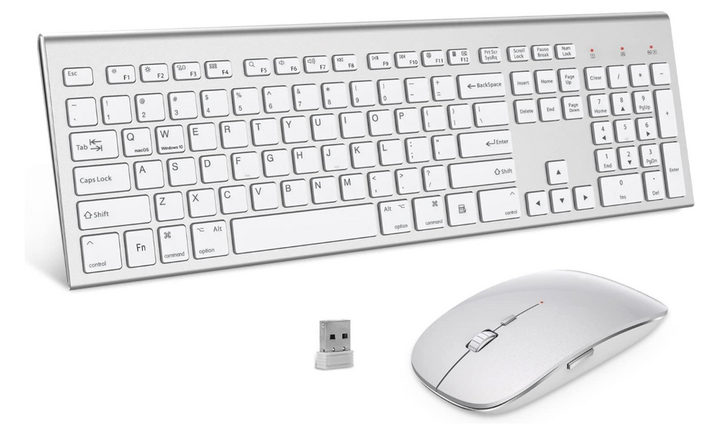 Kit Mouse Teclado Para Mac Notebook Inalambrico Silver Goforit