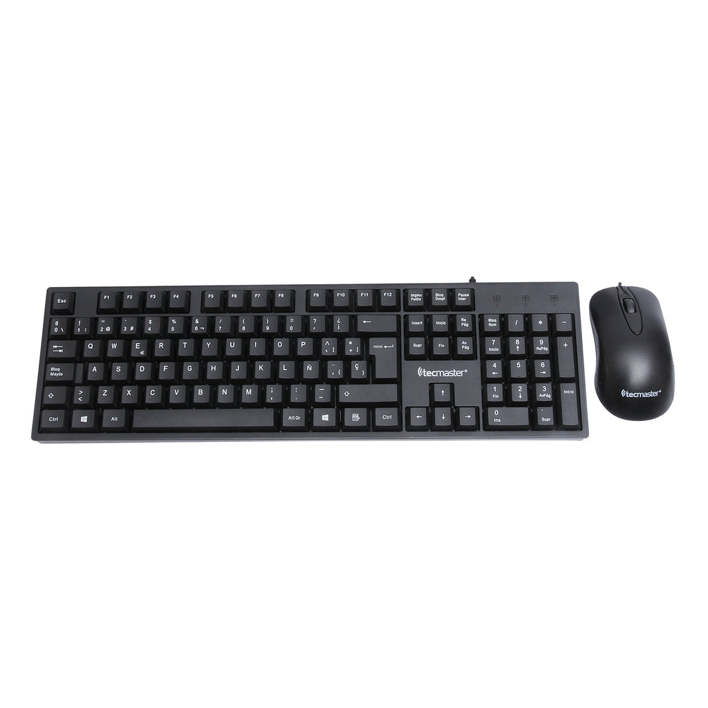 Kit Teclado y Mouse USB Black Tecmaster TM-100511