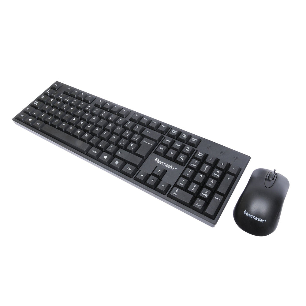 Kit Teclado y Mouse USB Black Tecmaster TM-100511