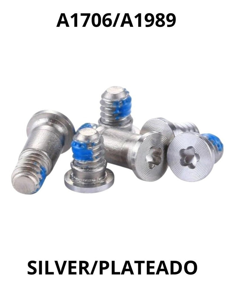 Kit Tornillos Repuestos Para MacBook A1706 A1989 Silver