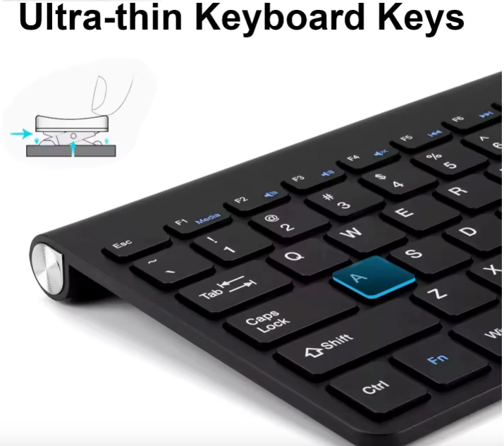 Kit Mouse/Teclado compatible con Mac y Notebook Inalambrico Pink