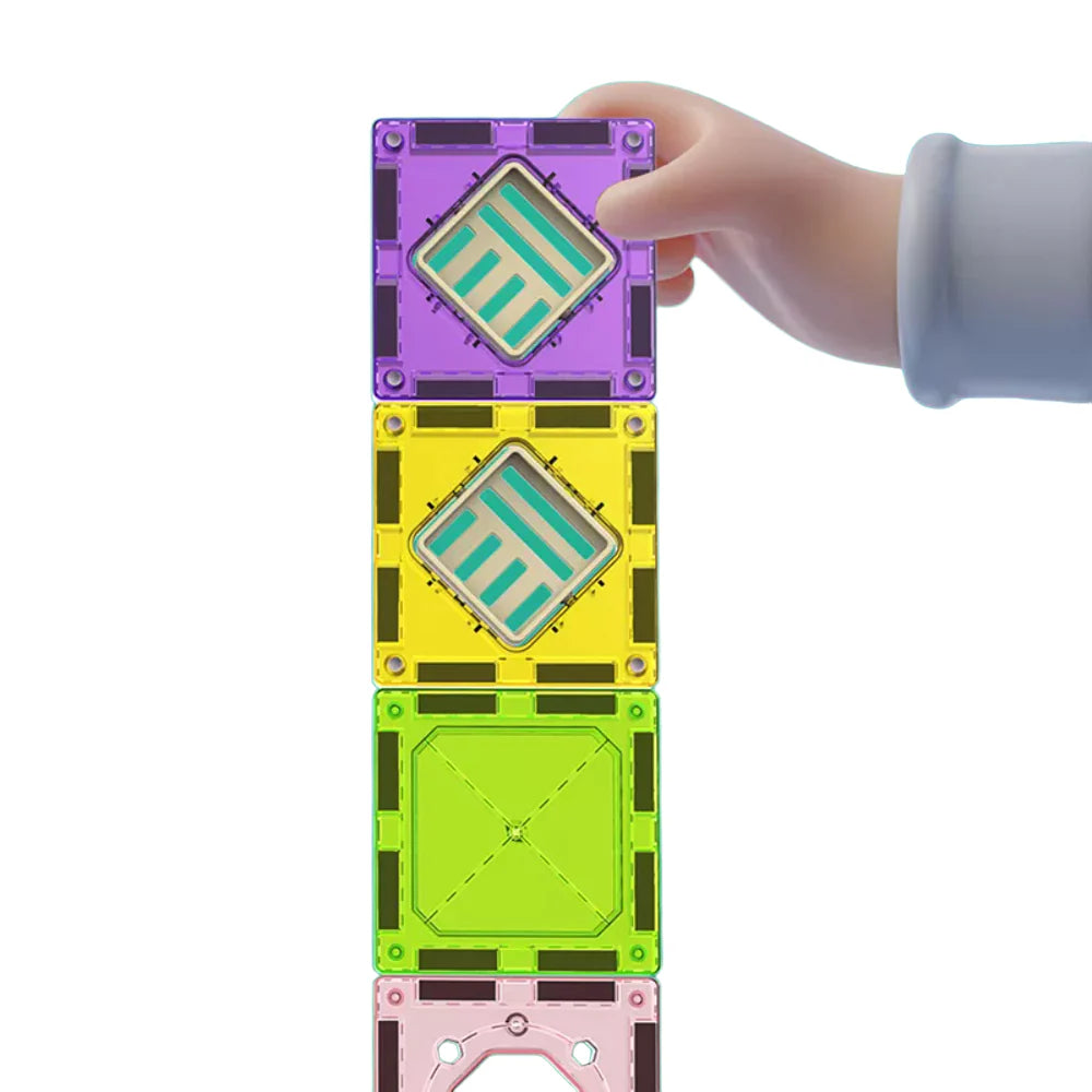 Kit Bloques magneticos de construccion 64 Piezas Playfactory