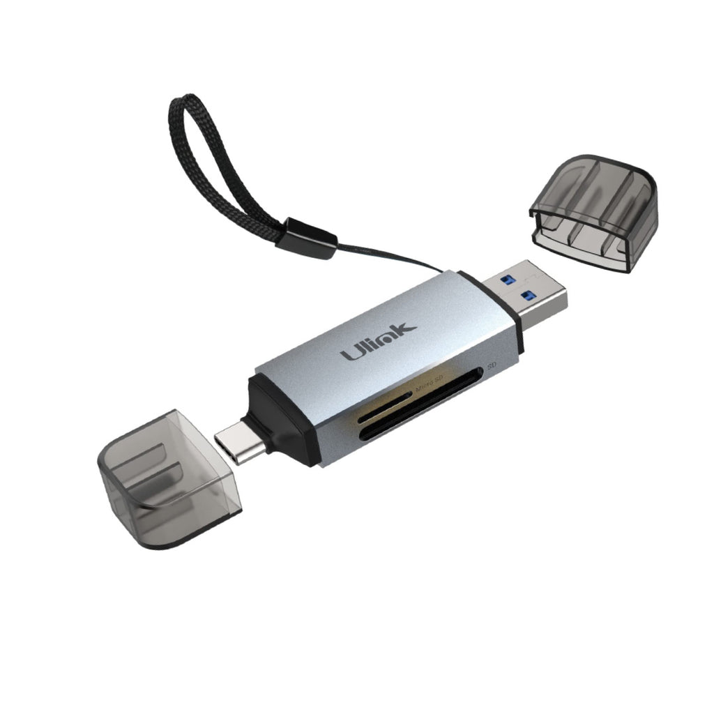 Lector de memoria dual USB C y USB 3.0 SD Micro SD UL-RD210