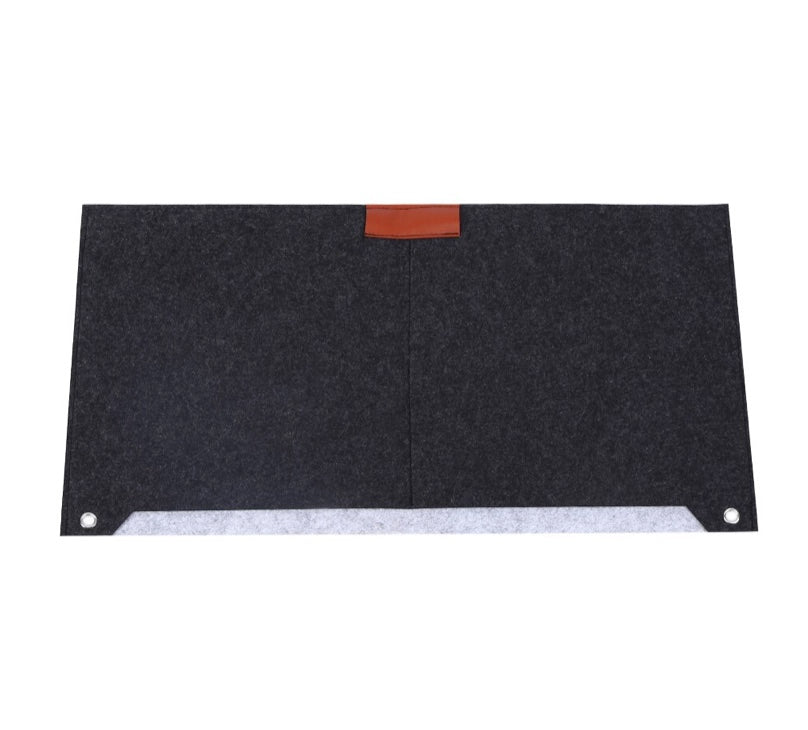 Mousepad Fieltro 63x30cm c/ 2 Bolsillos p/ Notebook MacBook