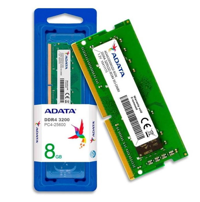 Memoria RAM SODIMM DDR4 8GB 3200MHz ADATA - FactoryTech