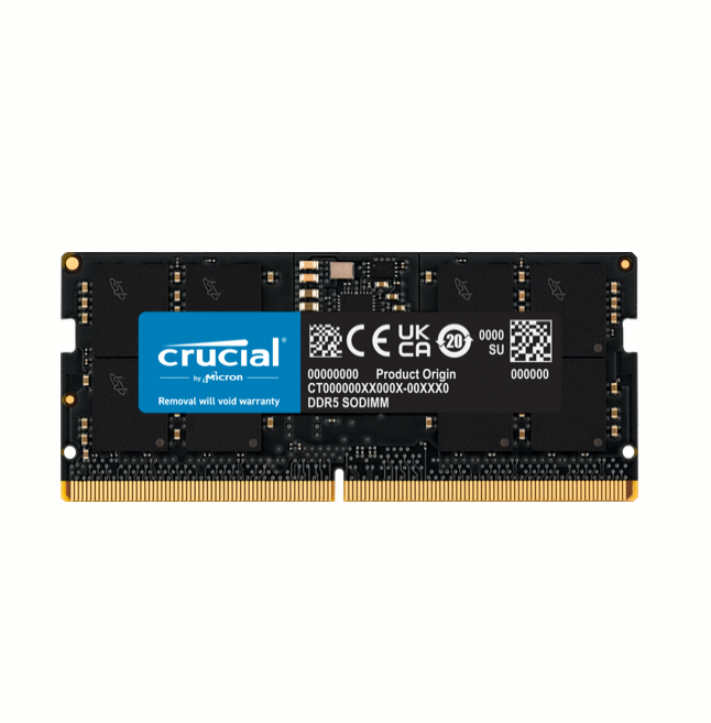 Memoria Ram Sodimm DDR5 16GB 5600Mhz Crucial CT16G56C46S5