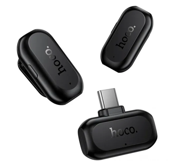 Micrófono Inalámbrico Hoco L26 USB-C Negro