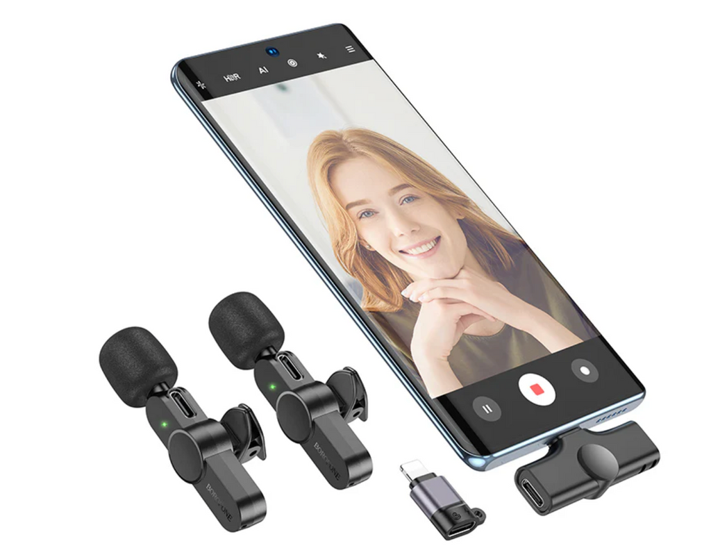Microfonos Inalambricos Para iPhone Android Borofone BFK12