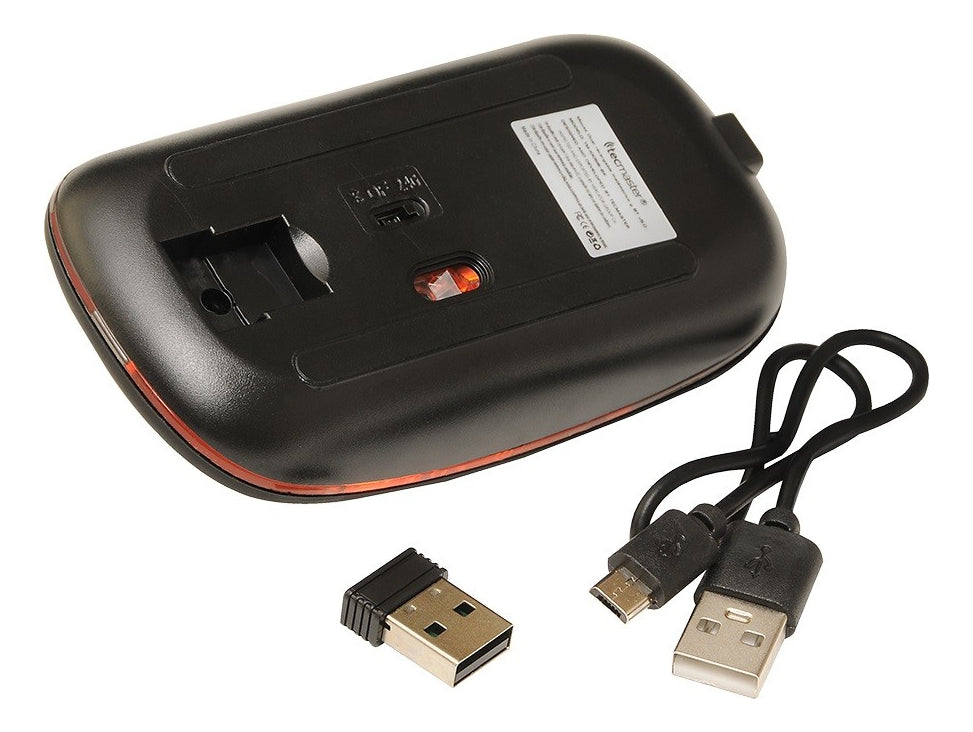 Mouse Dual Inalambrico y Bluetooth Tecmaster Negro