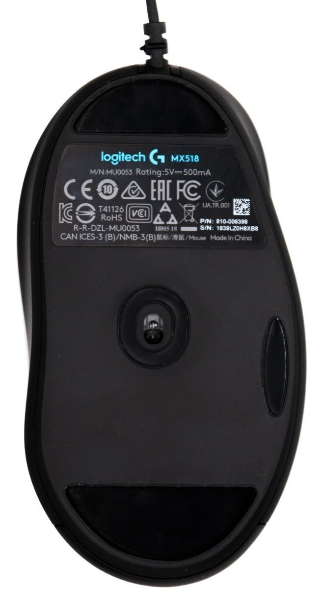 Mouse Gamer Logitech MX518 Legendary Gris