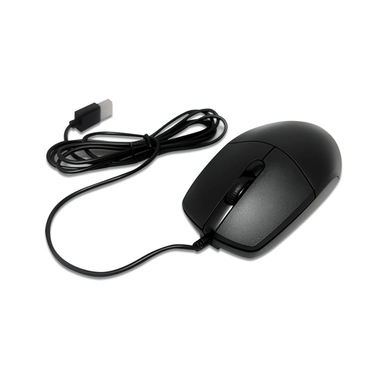 Mouse Alámbrico USB Preciso y Ergonómico Utek UT-MO830U