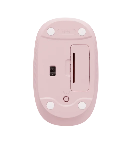 Mouse Bluetooth Logitech M196 Rosado p/ Notebook y MacBook