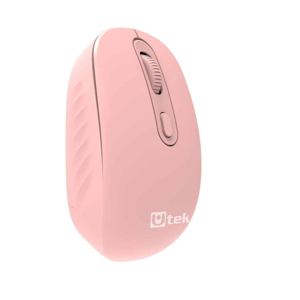 Mouse Inalámbrico Rosado UTEK UT-MOW125PK 2.4GHz