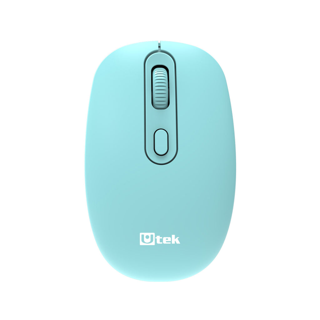Mouse Inalámbrico Turquesa UTEK UT-MOW125BL 2.4GHz