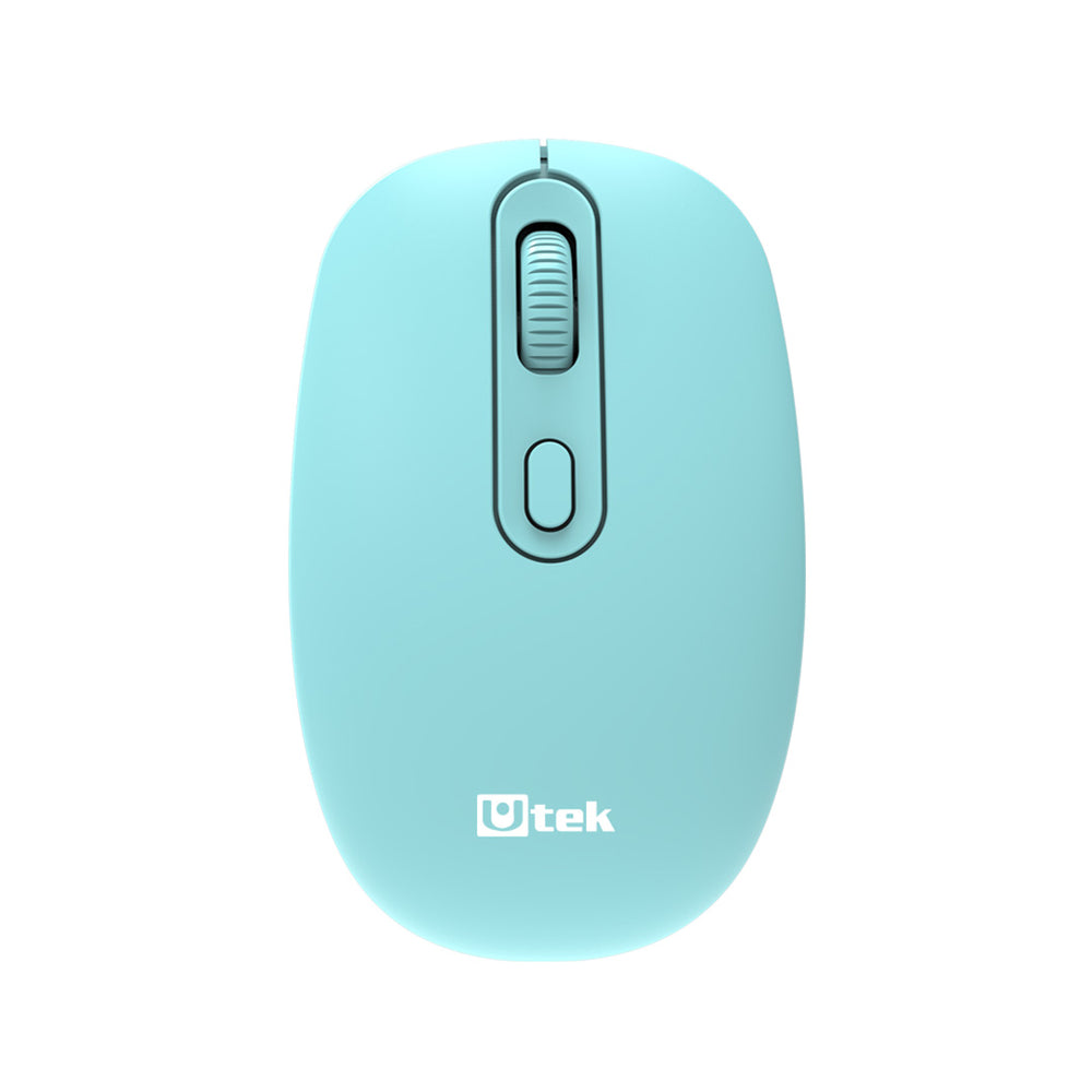 Mouse Inalámbrico Turquesa UTEK UT-MOW125BL 2.4GHz