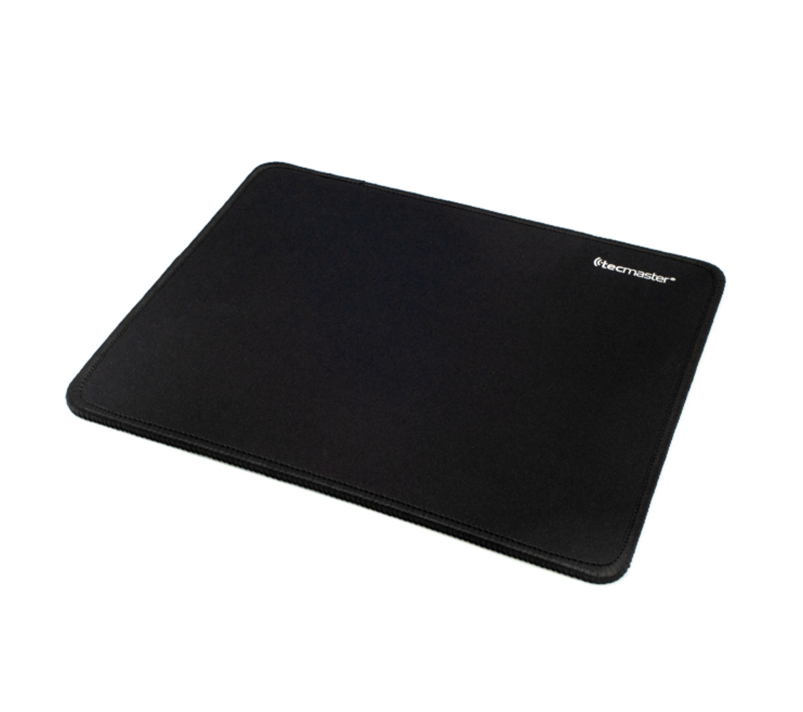 Mouse Pad Antideslizante 22x24cm Negro Tecmaster