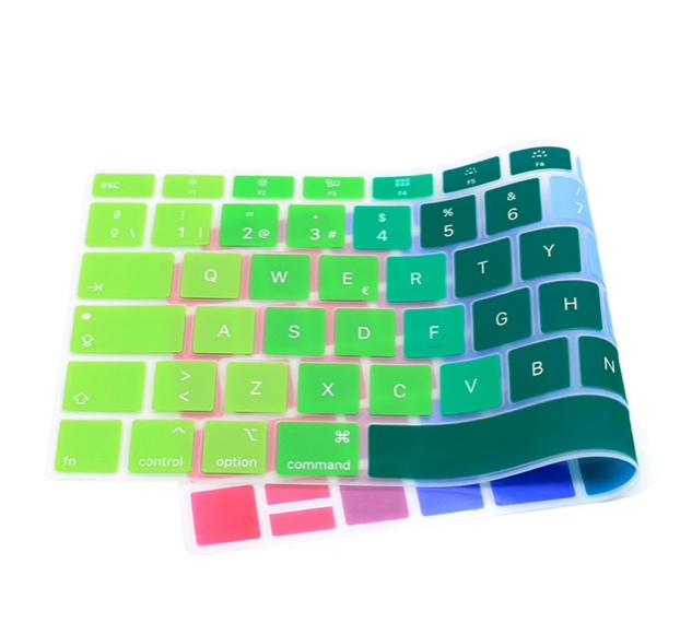 Protector Teclado para Macbook Air A2179 A2337 M1 M2 M3 Arcoiris