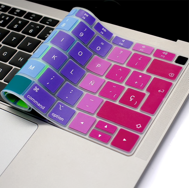 Protector Teclado para Macbook Air A2179 A2337 M1 M2 M3 Arcoiris