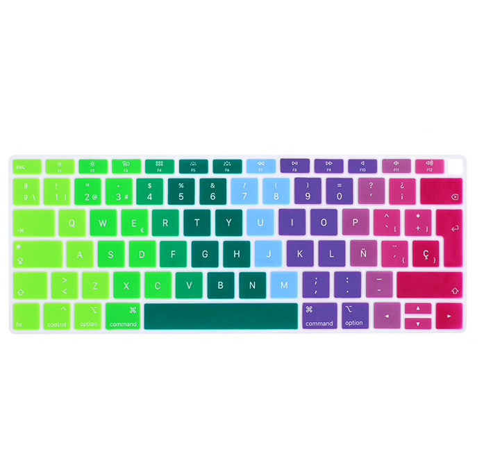 Protector Teclado para Macbook Air A2179 A2337 M1 M2 M3 Arcoiris