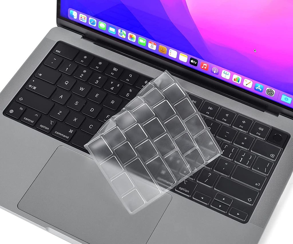 Protector Teclado Para Macbook Pro 14/16 M1 Air M4 Transparente