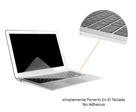 Protector Teclado Silicona 13–14” p/ Notebook y Laptop