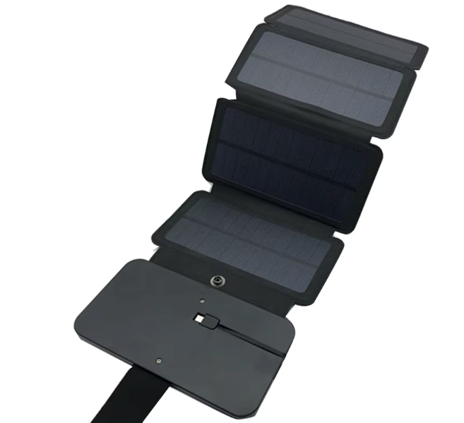 Cargador Solar USB 5V 1A 9W con Brújula para Celulares