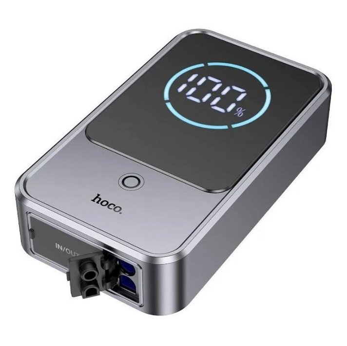 Powerbank Partidor Auto Hoco QS7 10000mAh Gris