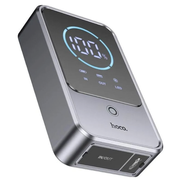 Powerbank Partidor Auto Hoco QS7 10000mAh Gris