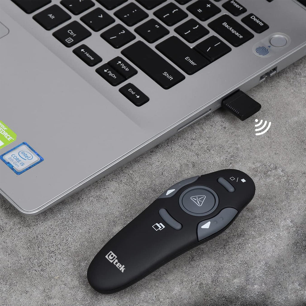 Presentador inalámbrico y puntero laser Utek UT-PR2200