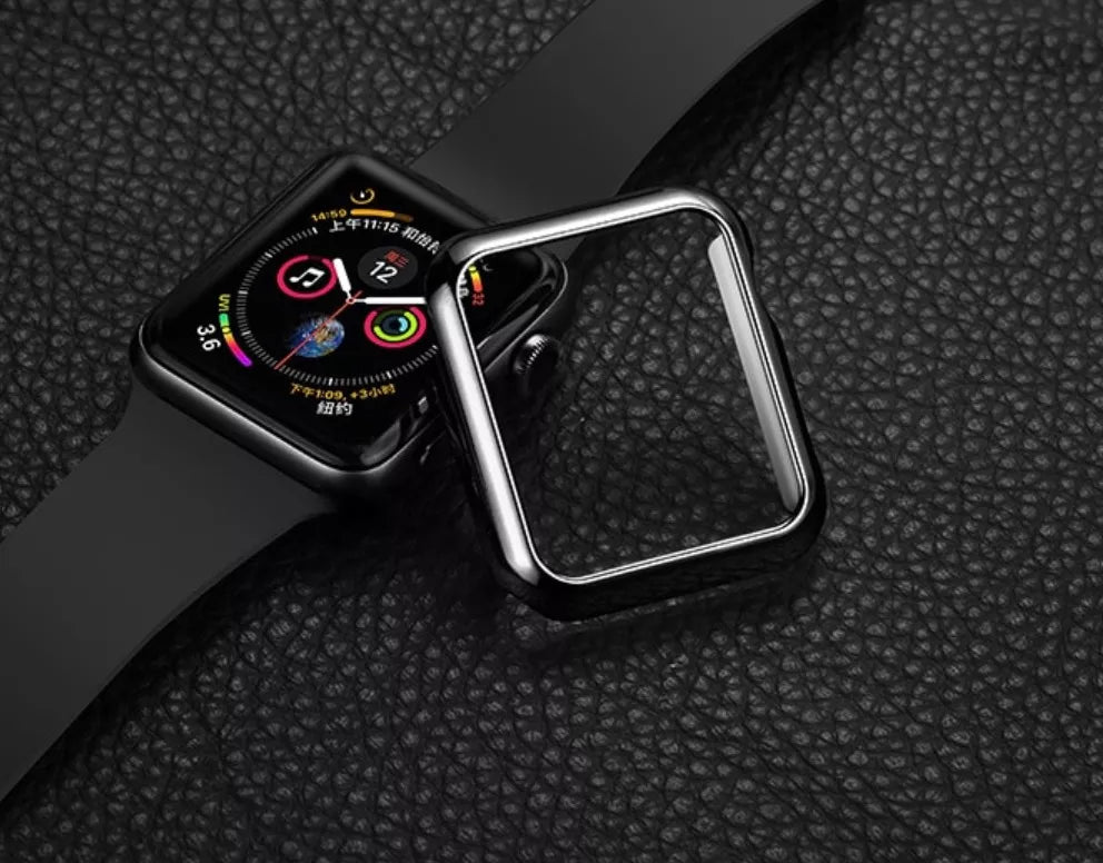 Protector Pantalla Vidrio Para Applewatch 40mm Negro