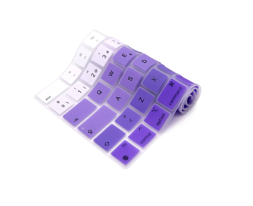 Protector Teclado Para Macbook Pro 14/16 M1 A2442 A2485 A3112 Lila
