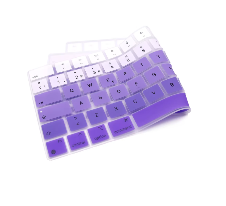 Protector Teclado Para Macbook Pro 14/16 M1 A2442 A2485 A3112 Lila