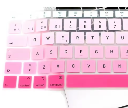 Protector Teclado Para Macbook Pro 14/16 M1 Air M4 Pink
