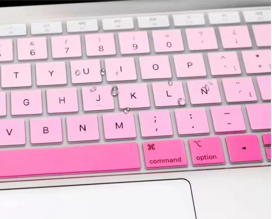 Protector Teclado Para Macbook Pro 14/16 M1 Air M4 Pink